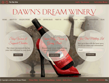 Tablet Screenshot of dawnsdreamwinery.com